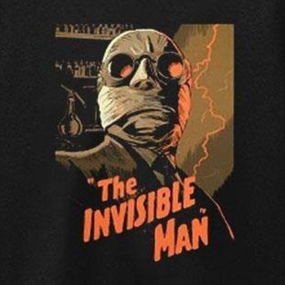 The Invisible Man Retro Movie T Shirt Sci-Fi Horror Fan Gift Graphic Film Shirt - Picture 2 of 5